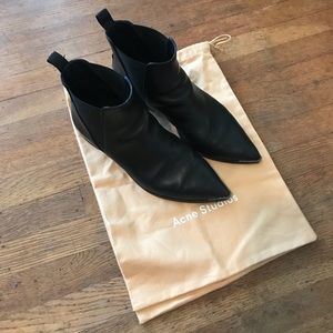 Acne Jensen leather ankle boots